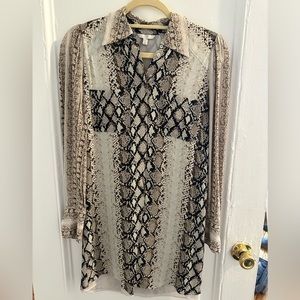 Joie Snakeskin Mini Dress